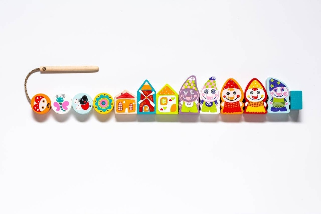 Happy Dwarves Lacing Toy