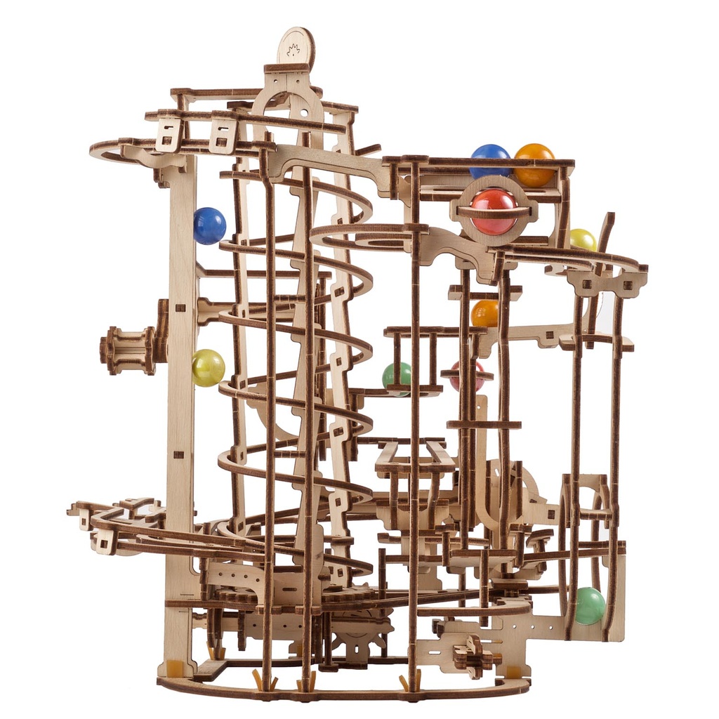 UGears Marble Run Spiral Hoist - 4