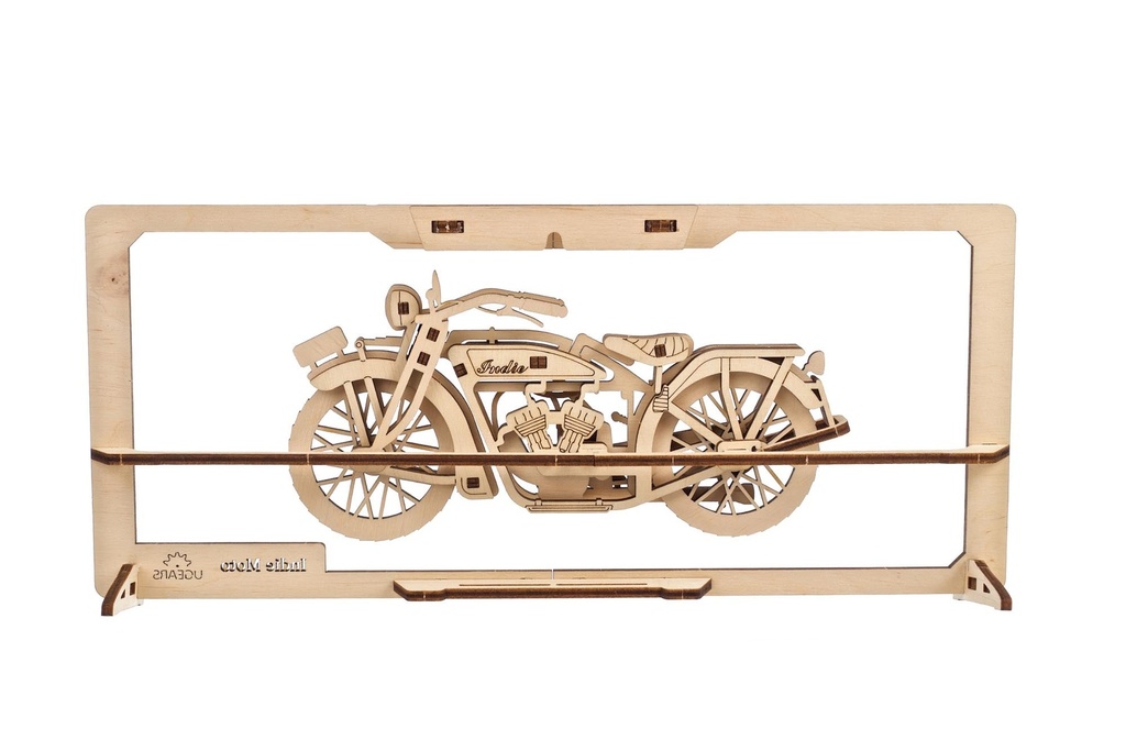 UGears Indie Moto 2.5D Mechanical Puzzle