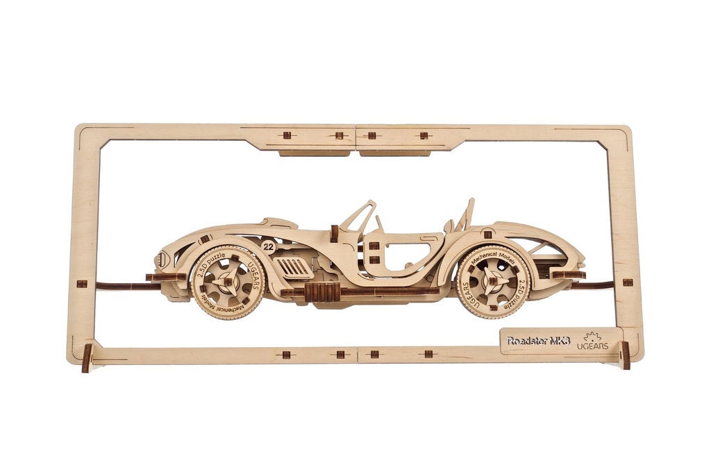 UGears Roadster MK3 2.5D Mechanical Puzzle
