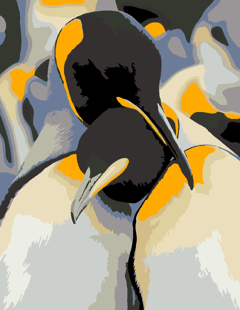 Artwille DIY - Two Penguins
