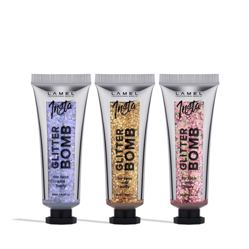 Glittery makeup set